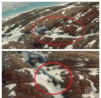 МИСТЕРИЯ: Тайнствено съоръжение се показа след стопяване на ледове в Антарктида (СНИМКИ)