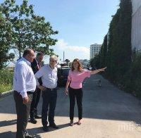 ПРОВЕРКА НА МЯСТО! Двама министри инспектират пречиствателна станция на Златните 