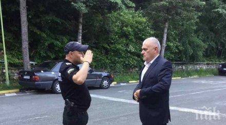 валентин радев проверява контрола границата турция