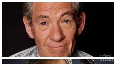 подкрепа британският актьор сър иън маккелън присъедини протест преследването гейовете чечня