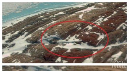 мистерия тайнствено съоръжение показа стопяване ледове антарктида снимки