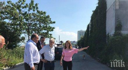 проверка двама министри инспектират пречиствателна станция златните