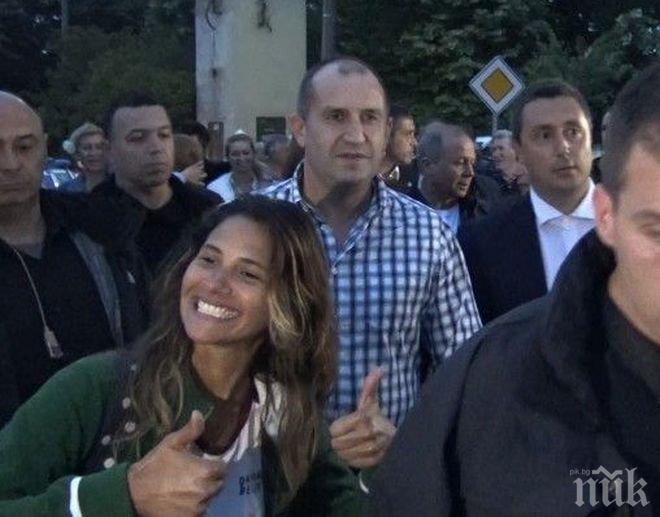 Бразилска чаровница срещна президента Радев. Ето какво стана....(ВИДЕО)