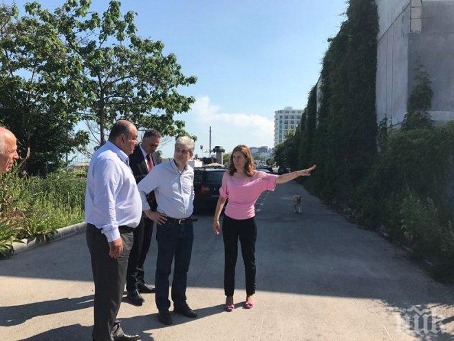 ПРОВЕРКА НА МЯСТО! Двама министри инспектират пречиствателна станция на Златните 