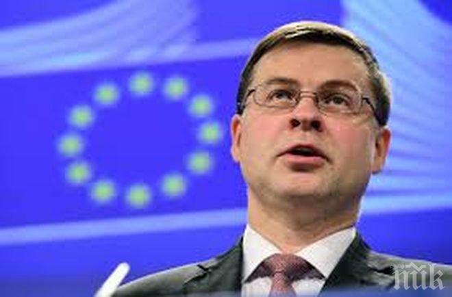 Валдис Домбровскис представя препоръките на ЕК за България