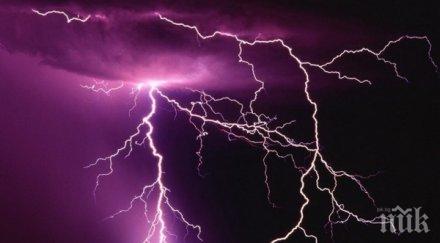 гръмотевичните бури градушките тръгват изток