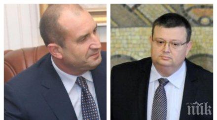първо пик главният прокурор сотир цацаров пристигна горещ разговор президента радев