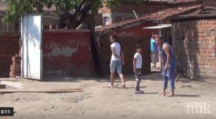 скандал пловдив човек дпс зазида вход цигански къщи незаконно построени общинска улица