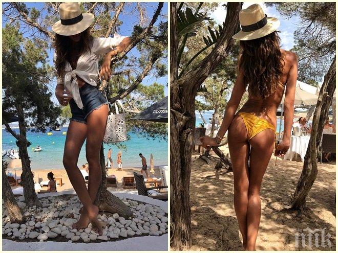 Изабел запали мрежата! Най-красивата футболна половинка (ГОРЕЩИ СНИМКИ И ВИДЕО)