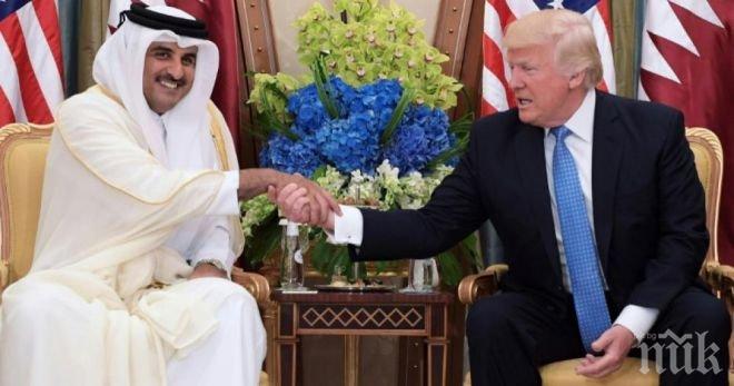 Доналд Тръмп предложи на Катар помощ за преодоляване на кризата