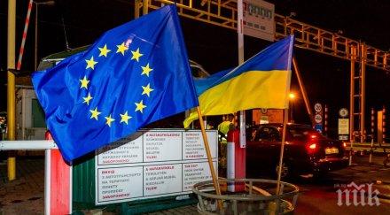 повече 1000 украинци пресякоха границите страните