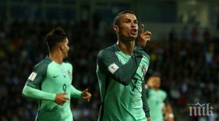 два гола кристиано лесни точки еврошампиона португалия