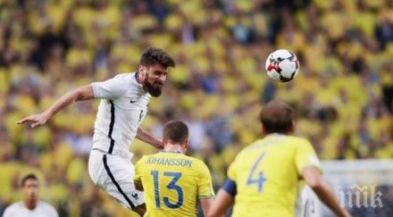 шок франция швеция съсече петлите гол центъра последната секунда