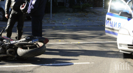 трагедия мотоциклетист уби жена русе