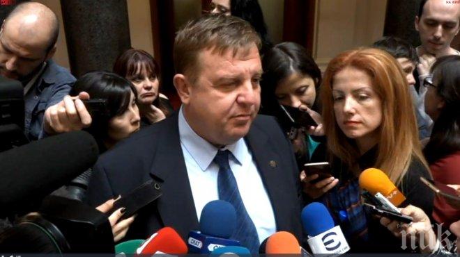 Каракачанов: С 300 млн. лева ще бъде увеличен бюджетът на Министерството на отбраната и на МВР 