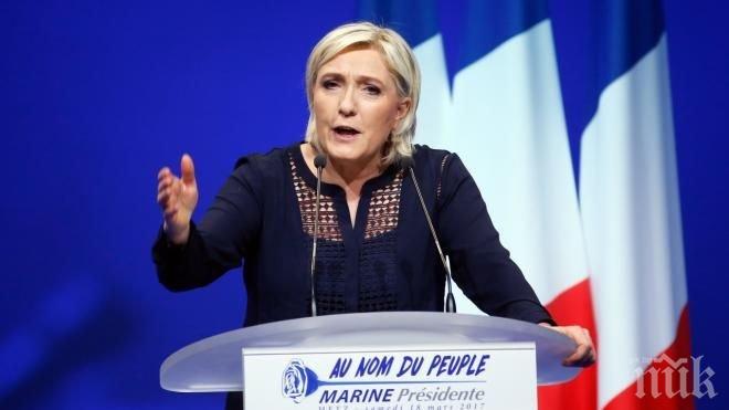 Партията на Марин Льо Пен е разочарована от резултата си на изборите във Франция
