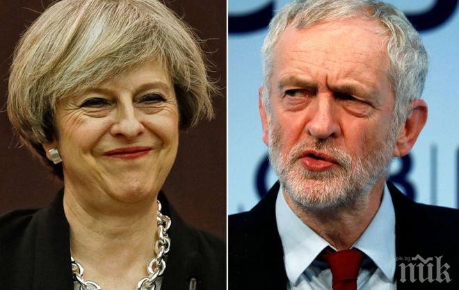 Вижте окончателните резултати от изборите във Великобритания