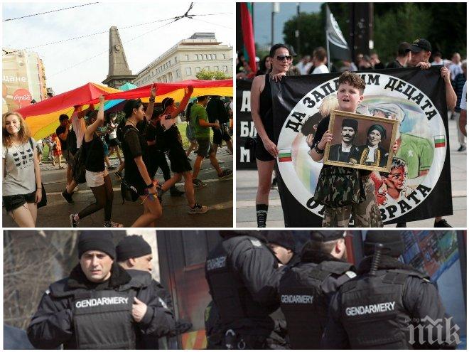 ИЗВЪНРЕДНО В ПИК TV! София е под блокада! Гей парад и контрашествие окупираха столицата - националисти изгониха екипите на Би Ти Ви и Нова (ОБНОВЕНА)