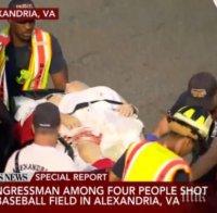 ИЗВЪНРЕДНО: Конгресмен на САЩ и още четирима души са ранени от снайпер по време на игра на бейзбол (ВИДЕО)