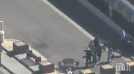 cbs авиобазата травис блокирана заради въоръжен мъж