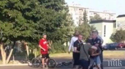 екшън парка полицаи закопчаха пиян велосипедист