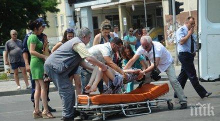 тежка катастрофа софия врачански общинари колата пометена джип изхода столицата багажника излетяла жена