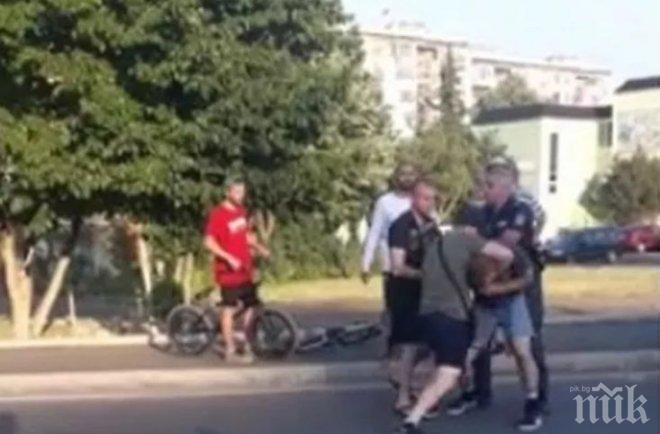 ЕКШЪН В ПАРКА: Полицаи закопчаха пиян велосипедист