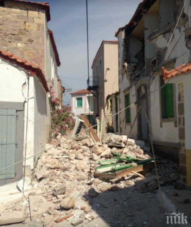 10 са ранени при земетресението на остров Лесбос 