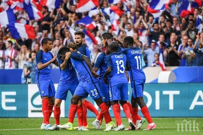 10 французи надвиха Англия в голово шоу на Стад дьо Франс