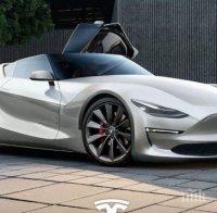 БЪДЕЩЕТО Е ТУК: Второто поколение на „Тесла Roadster” вдига 100 км./час под 2 секунди?
