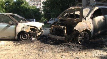 уникално видео камера запечатала палежа колите цвети цветара