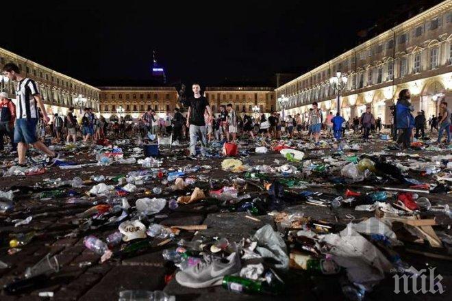 Почина една от пострадалите фенки на Ювентус при кървавото меле на площад Сан Карло в Торино
