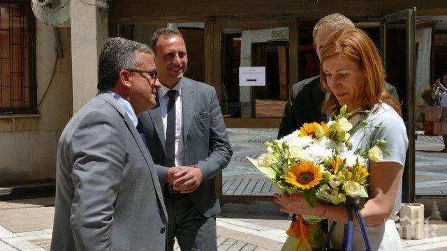 Ангелкова похвали кмета на Първомай