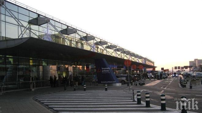 Подозрителни надписи на летище в Брюксел стреснаха полицията