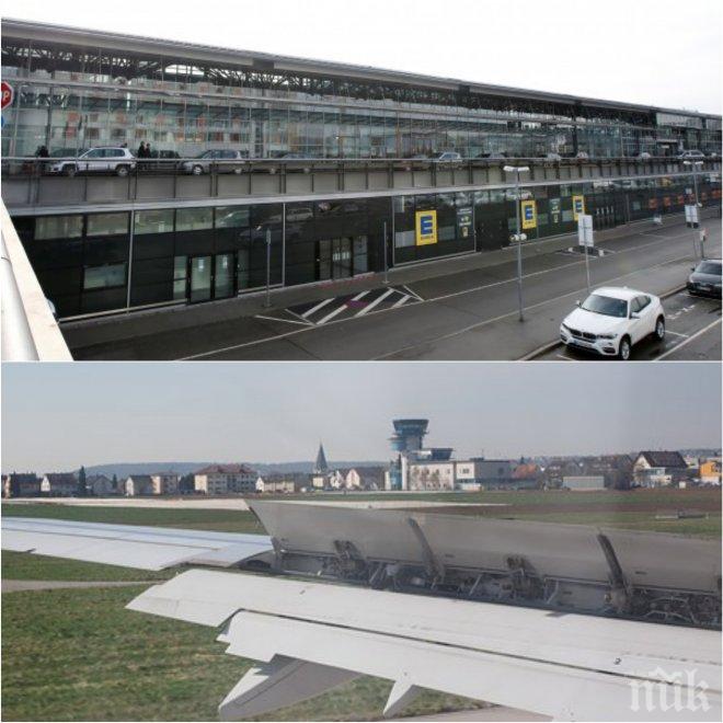 КРУТИ МЕРКИ! Пиян руснак в основата на евакуирането на българския самолет на летището в Щутгарт, говорил за бомба