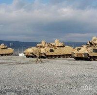 Турция разполага нови танкове по граница със Сирия