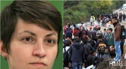 международен скандал лидер зелените населява източна европа бежанци искат принудим