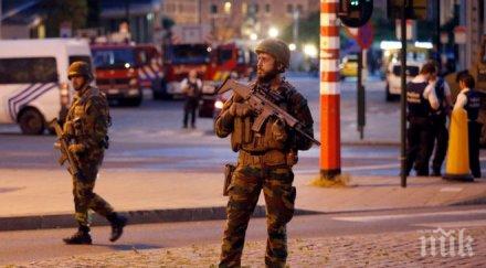 белгийската столица осъмна обсада атентаторът брюкселската гара мъртъв
