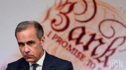 британският паунд тръгна надолу изявление шефа централната банка