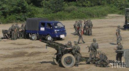 военновъздушните сили южна корея проведат учение бомбардировачи сащ