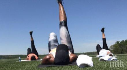 мишел обама демонстрира завидна форма