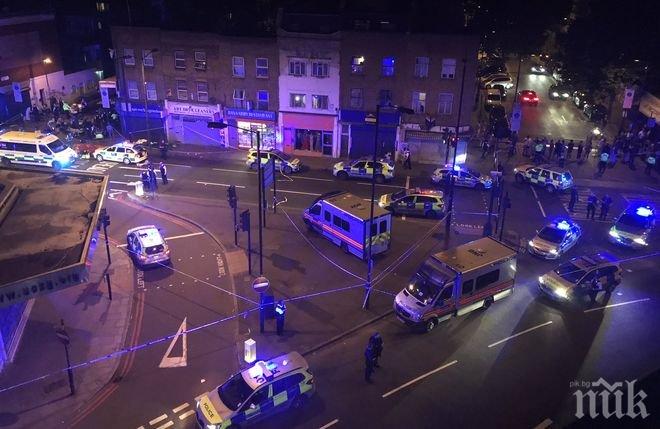 Ужас! Един е тежко ранен, а още няколко човека са в болница след инцидента с автомобил, който се вряза в хора в Лондон