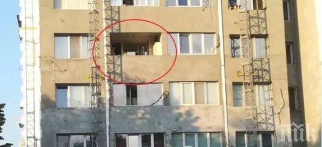 НА КОСЪМ ОТ ТРАГЕДИЯ! Баща се заключи в апартамент с детето си и крещи: Как да го дам на майка му, тя не се грижи за него