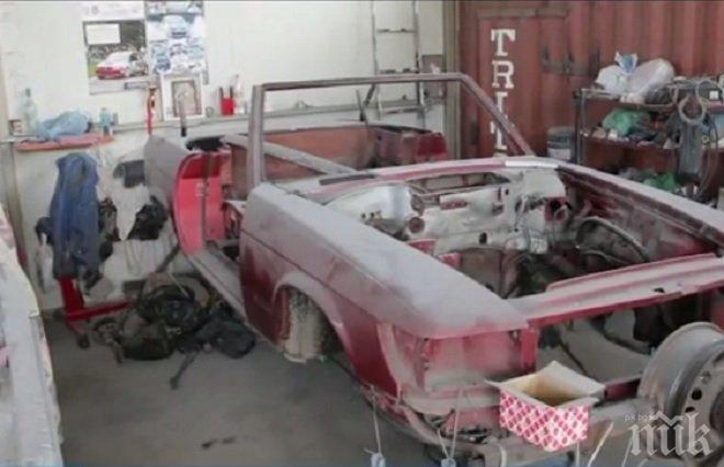 ПЪЛЕН АБСУРД! Разглобена стара кола получи фиш за превишена скорост във Видин