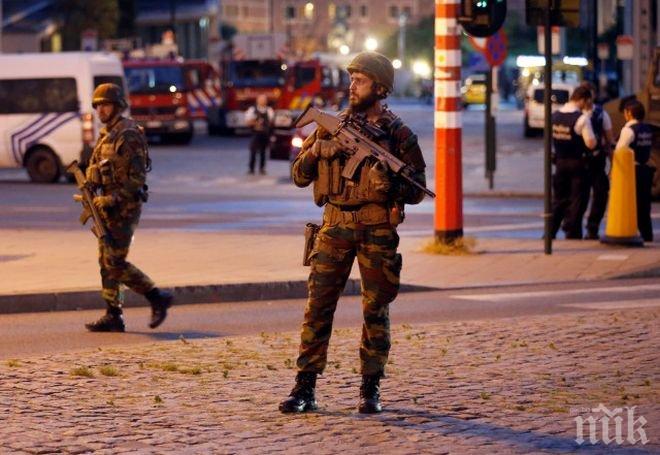 Остава блокиран централния площад на Брюксел, сред гражданите няма паника