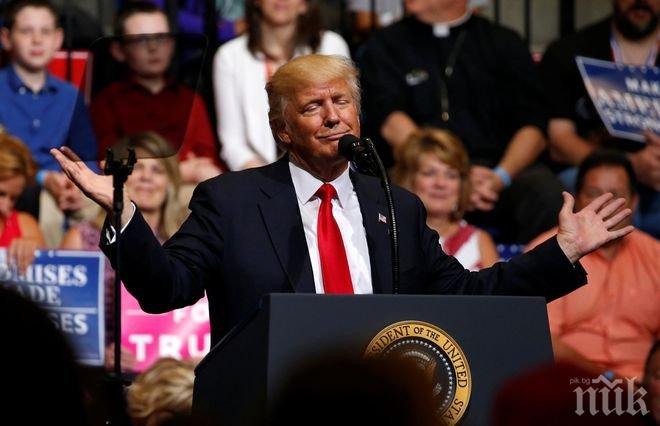 Американският президент: Стената по границата с Мексико ще бъде „слънчева“