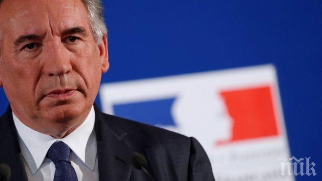 Френският министър на правосъдието хвърли оставка - не искал да участва в ново правителство 