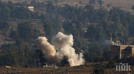 снаряди минохвъргачки паднаха голанските възвишения