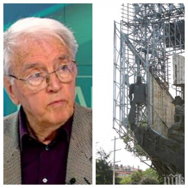 Авторът на паметника пред НДК: Решението за премахването му е политическо