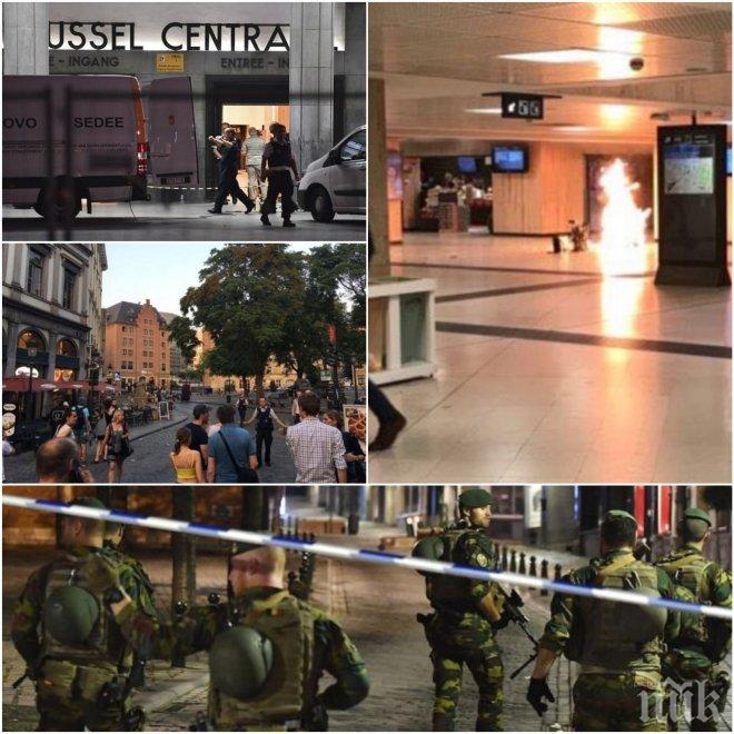 РАЗСЛЕДВАНЕ: Терористът от Централната гара в Брюксел стигнал до там с метрото